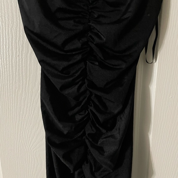Cefian formal maxi dress with raunch, black, size L - Picture 7 of 7